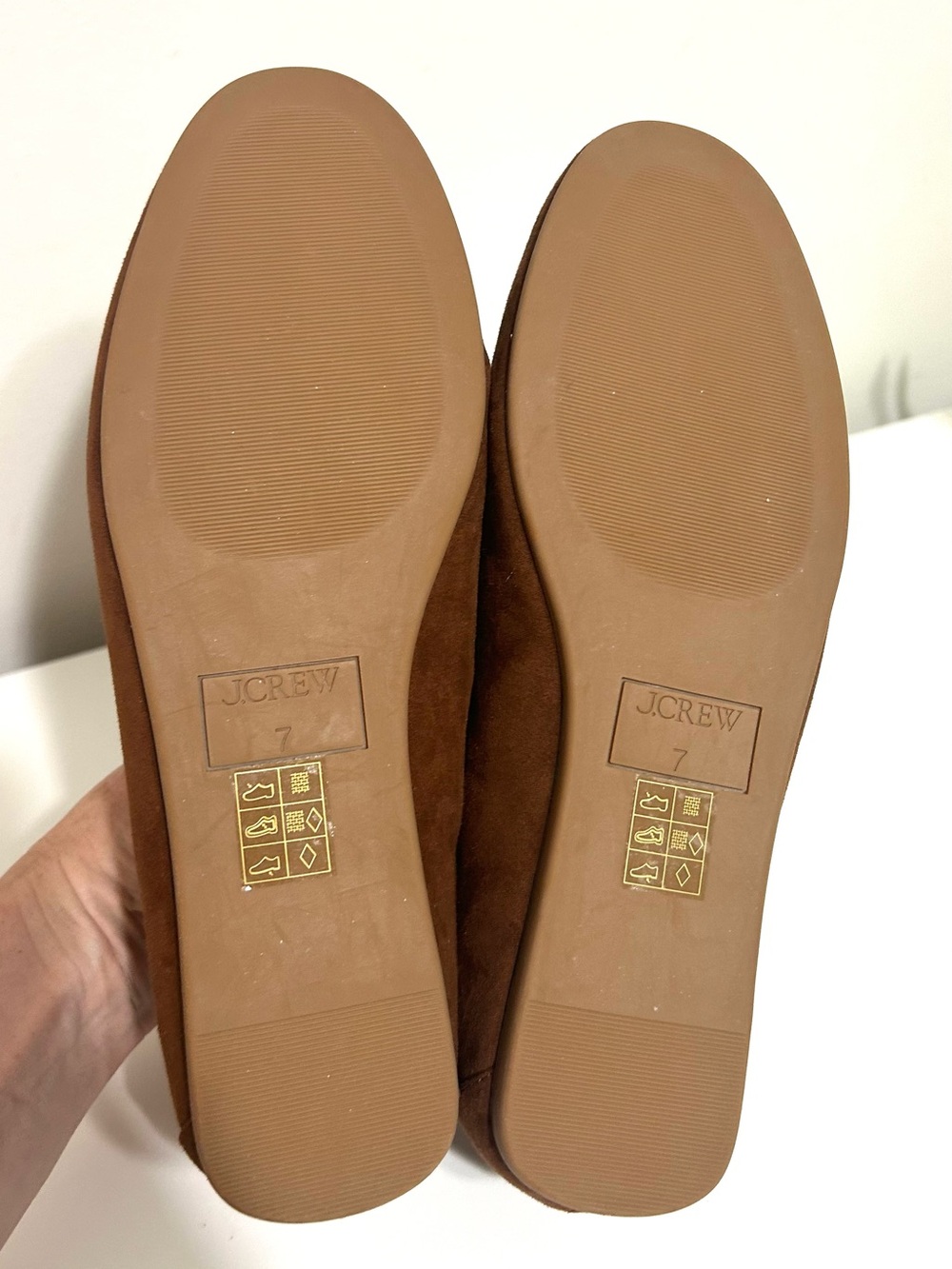 NWT Women’s Brown Suede J. Crew Boat Shoes - Picture 8 of 11